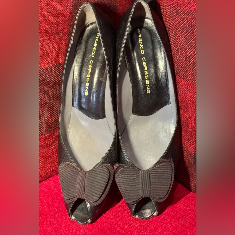 Franco Caresana 2.5” wedge heels size 41 - Picture 3 of 6
